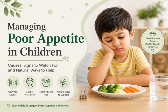 Managing poor appetite in children